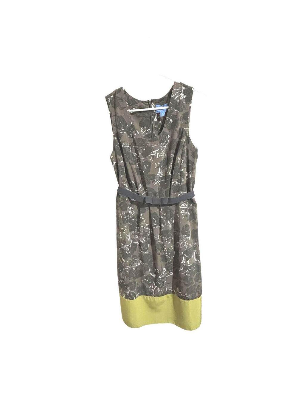 Boho, Romantic, Workwear, Simply Vera Wang Sleeveless Dress with Belt size 6